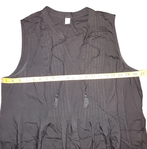 Old Navy Size XL Sleeveless Black Dress Boho - Picture 7 of 10